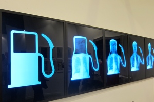 "Evolution of Man", Ahmed Matar, Traffic Gallery
